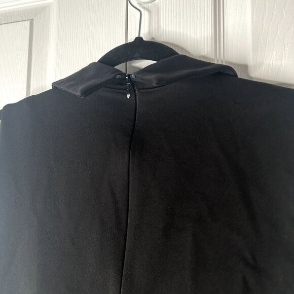 Emilia George Meghan Black V-Neck Collared Maternity Dress Women's Size Large L - Picture 10 of 11